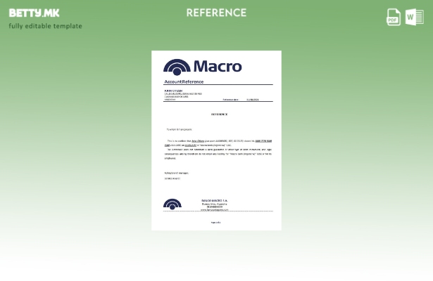 Референтен шаблон за затворање со модерен стил Argentina Banco Macro